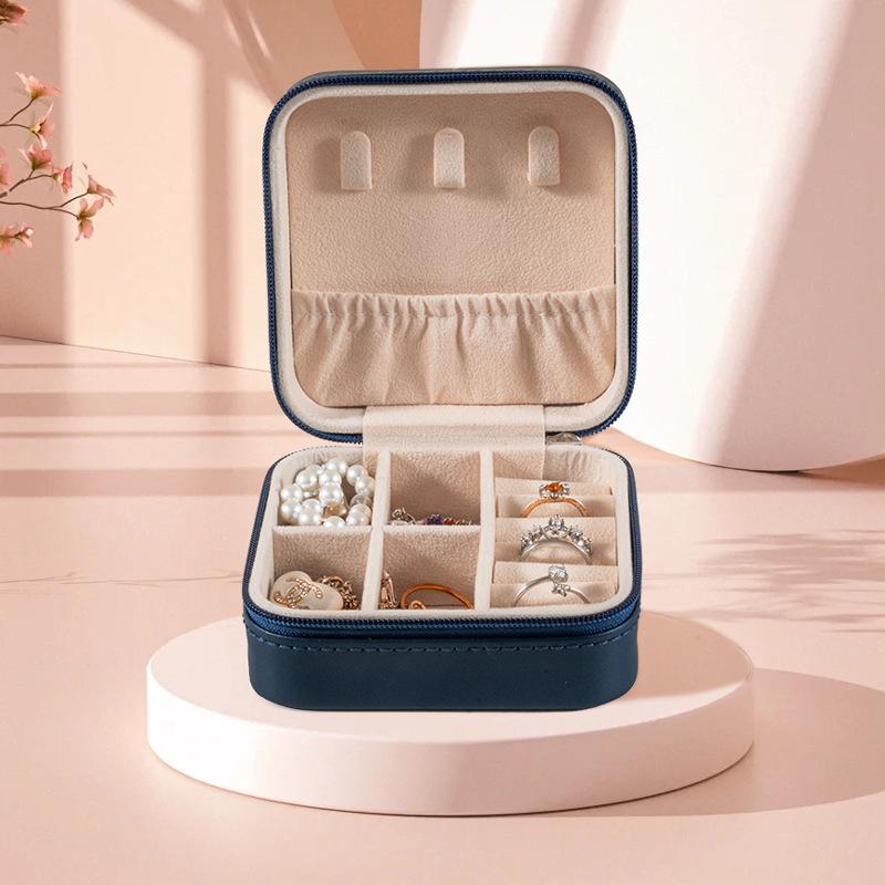 Portable Jewelry Box European Princess Travel Korean Hand Jewelry Jewelry Bag Earrings Ring Small Storage Box