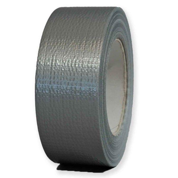 TECPLAST Šedá americká textilní lepicí páska 175µ - lepicí role 48 mm x 50 m pro spoje a opravy