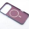 For iPhone 17 Pro Magnetic Case Carbon Fiber Texture Water Transfer PC Phone Cover