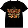 Rock N Roll Eagle T Shirt Electric Guitar Musician Graphic Tee Guitarist Top