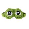 Maschera per Occhi Ombreggiante Donna Uomo Morbida Portatile Benda da Viaggio Maschera Occhi Rana Triste 3D Copertura Ombreggia Occhi Naturale per Dormire