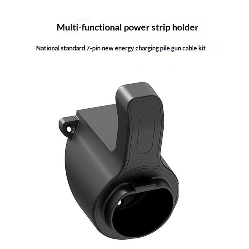Versatile EV Charger Holder Wall Mount Bracket Sturdy Stand for Electric Car Charging Cables In Home Garage Setting