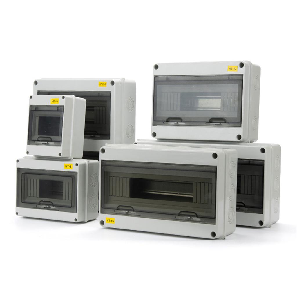 Outdoor Waterproof Box ABS Electrical Distribution Solution Weatherproof Electrical Box Efficient Outdoor Enclosure