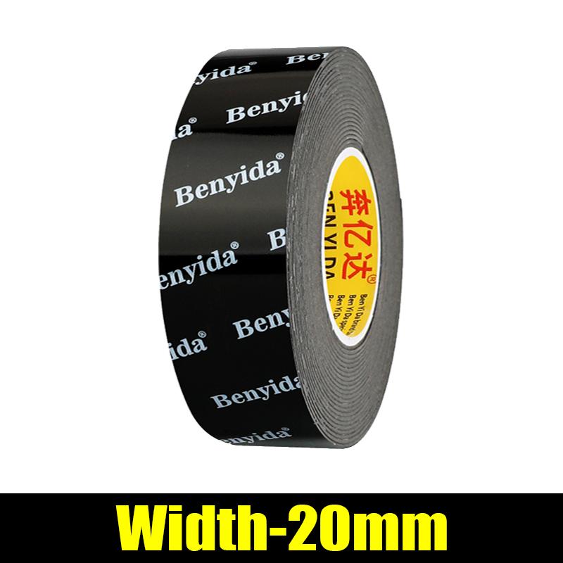 Car Double Sided Foam Tape Self-adhesive High Viscosity Fixing Black Tape High Temperature Resistant Waterproof No Trace Tapes