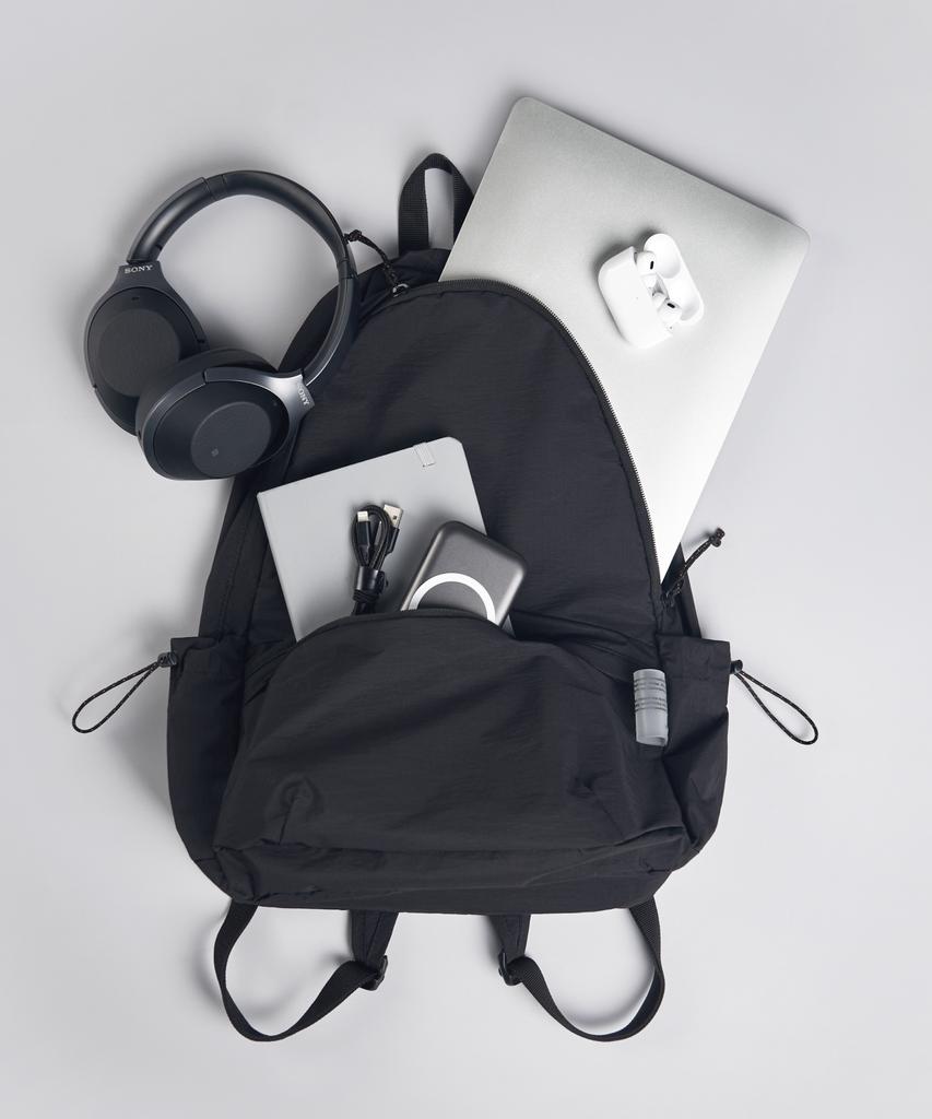 Mathematik Ian W40 Simple Backpack Lightweight Nylon Daily Bag Backpack Cloud Gray