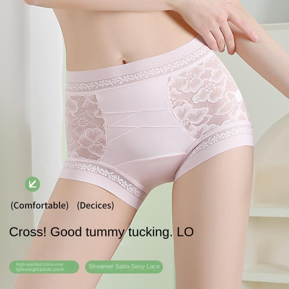 Lace Flower Postpartum Body Shaper Shapewear Slimming Shapers Lace Flower Panties  Women