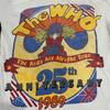 1989 the Who 25 Anniversary Tour Shirt