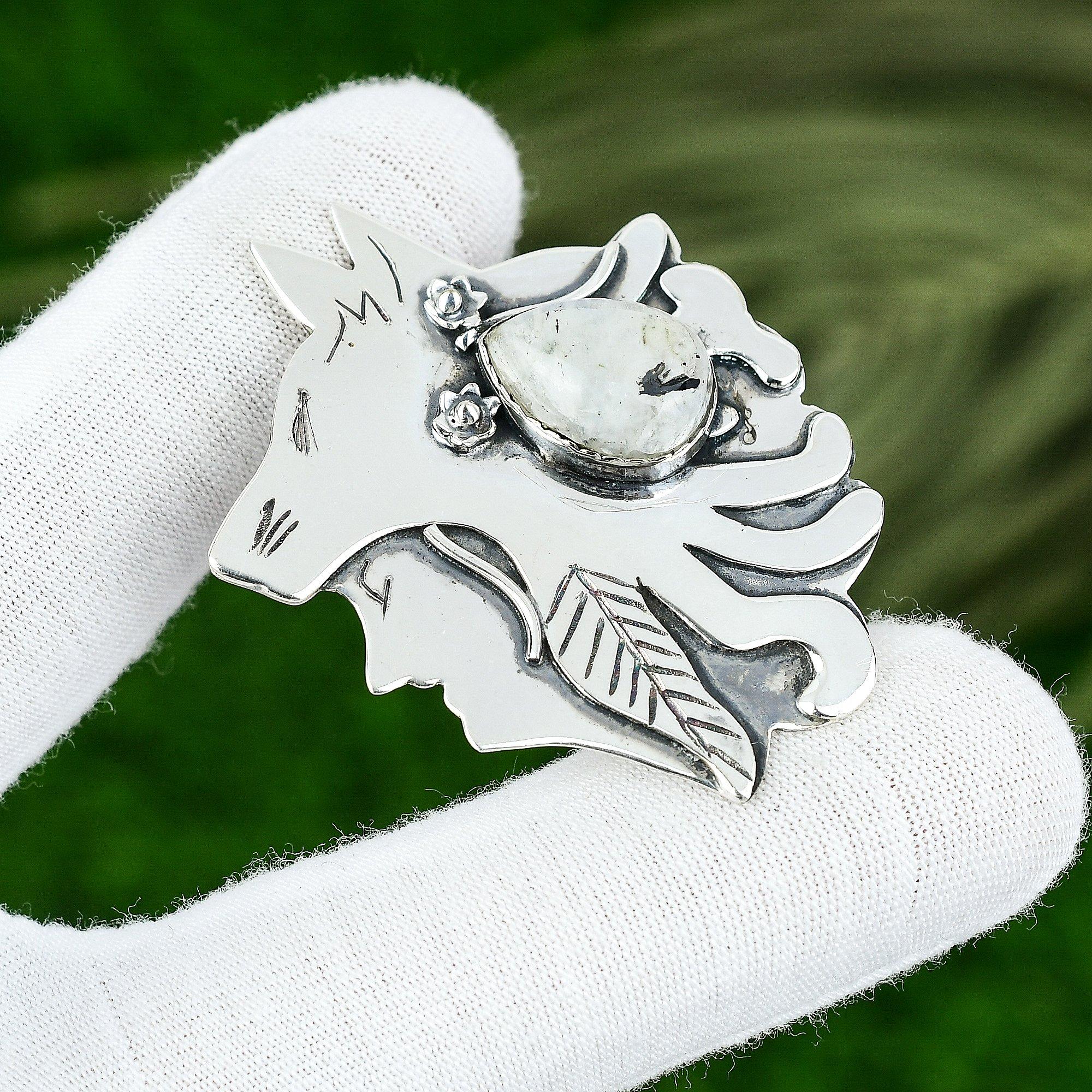 

Подвеска из натурального радужного лунного камня, ювелирное изделие из стерлингового серебра 925 пробы для женщин