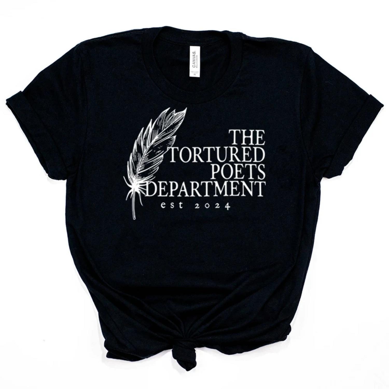 

The Tortured Poets Department Shirt All s Fair in Love and Poetry T-shirt TTPD New Album Inspired Tee Y2k Top Trendy Tees 61512 S чёрный