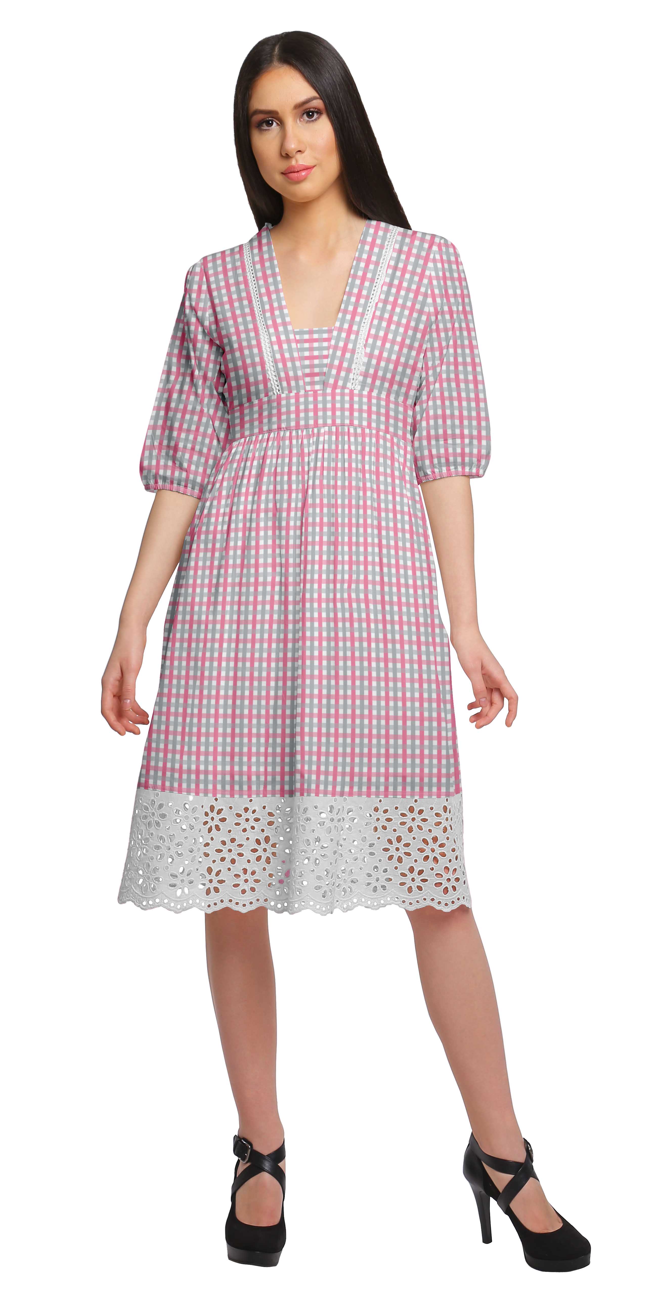 

Moomaya Сукня з коротким рукавом для жінок. Бавовняна вечірня повсякденна сукня з принтом XS білий