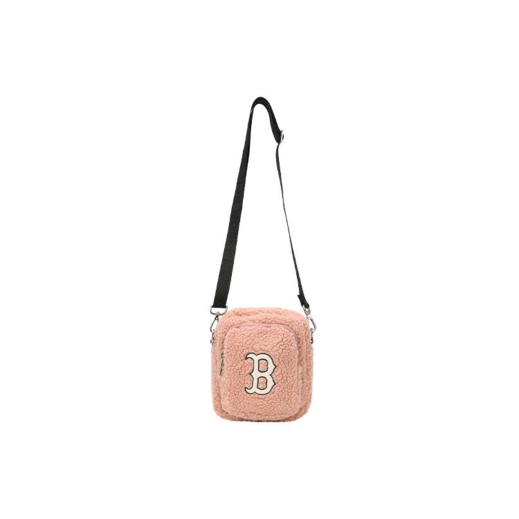 New MLB Polyester Shoulder Bag Crossbody Bag Mini Women's Pink 32BGDF011-43P