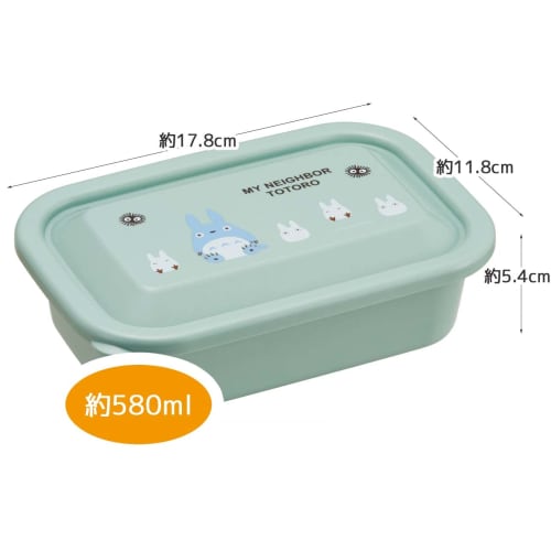 Skater My Neighbor Totoro Bento Box, 580ml, Lunch Case, Small, with Soft Lid, Lightweight, Made in Japan, LFP6-A