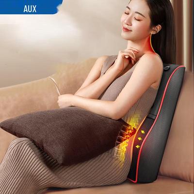 Aux Neck and Back Massage Pillow with Heat and Vibration CN Plug (adapter Included)
