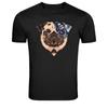 Cyber Pug Dog Robot Half Machine Graphic T-Shirt