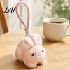 Soft Polyester Fiber Plushie Scented Bunny Plush Keychain Mini Rabbit Stuffed Animal with Fragrance Decorative Hanging Accessory for Backpacks Beads,