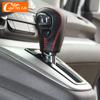 Car Interior Gear Shift Knob Head Cover Collars for Honda CRV CR-V 2012 2013 2014 Hand-Stitched Leather