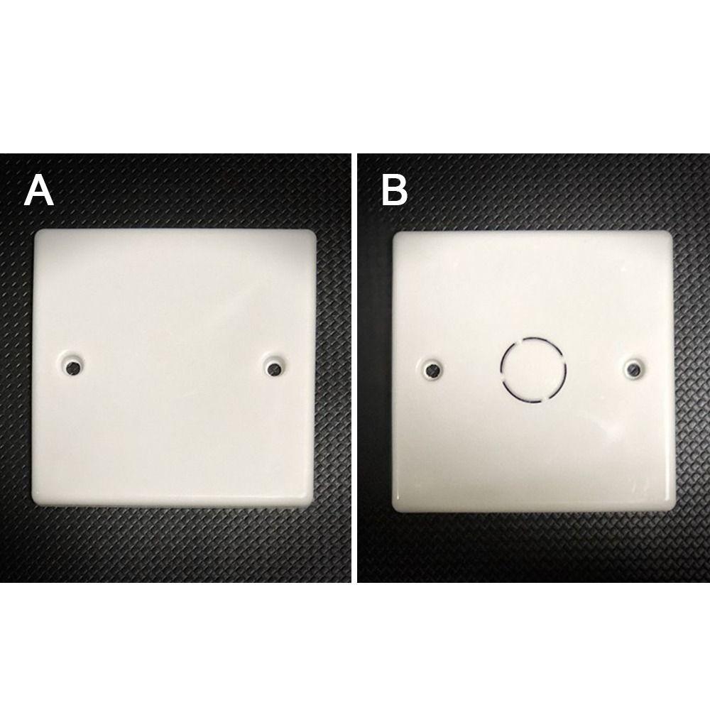 10pcs/set Plastic Concealed Box Cover 86 Type Easy Installation Wall Cover Dustproof Decorative Cover Plate