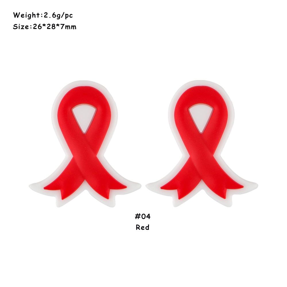 10Pcs Ribbon shape Focal Beads  Uesd For Beaded Pen Keychain Bracelet DIY Jewelry Handmade Accessories