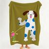 Illustrator Andy Huang Throw Flannel Throw Blanket Suitable for Sofa Living Room Bedroom