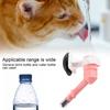 ABS Dog Feeder Hanging Leak Proof Nozzle Drinking Water Head Pet Supplies Accessory(Pink )