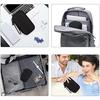 Gadget Storage Pouch Men Women Made Nylon Double Zipper Waterproof Compact Travel Use SD Card Case.