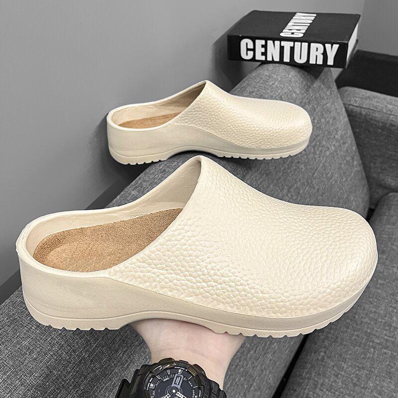 New Baotou Sandals Non-slip, Wear-resistant and Non-smelly Feet, Slippers, Indoor Hotel Chef Shoes