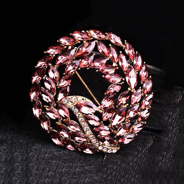 

Креативная брошь-цветок из кристаллов со стразами, изысканная модная булавка, одежда, корсаж, аксессуары для одежды