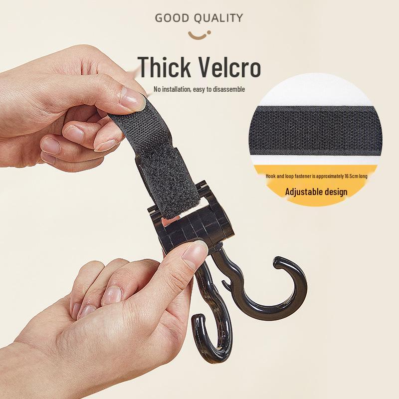 Gancio Forte Universale per Veicoli Elettrici, Biciclette e Motociclette – Perfetto per Caschi e Borse da Asporto