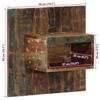 VidaXL Multicolored Bedside Table 50x27x50 Cm Reclaimed Wood, Bedside Cabinet, Bedroom Furniture, Table of 4017526