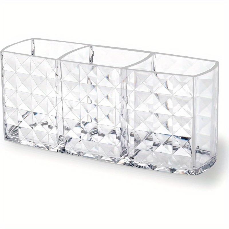 1pc Clear Acrylic Makeup Brush Holder Desk Cosmetic Organiser Lipstick Brush Storage Lipstick Brush Storage Holder Pencil Case