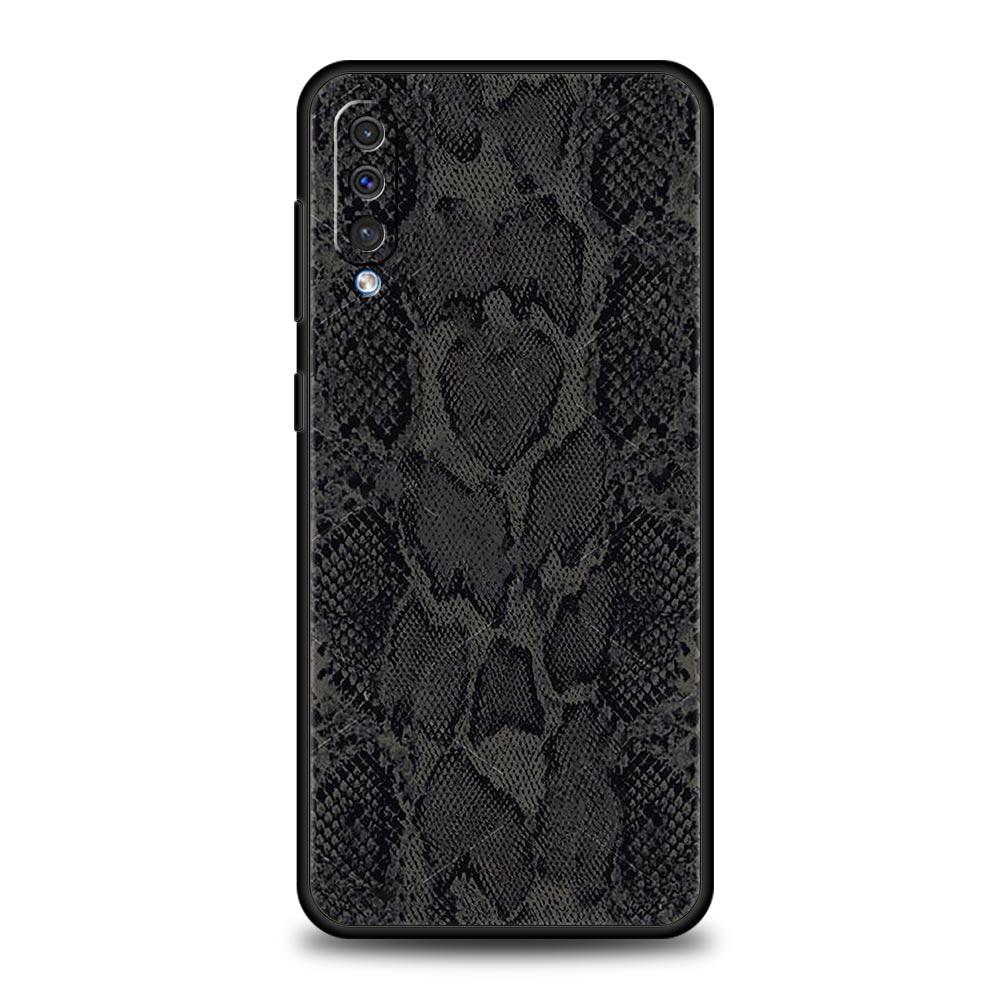 Pretty Luxury Snake Skin Phone Case For Samsung A54 A52 A24 A14 A50 A72 A70 A40 A20S A20E A02S A12 A22 A34 A42 A32 5G A04s Cover