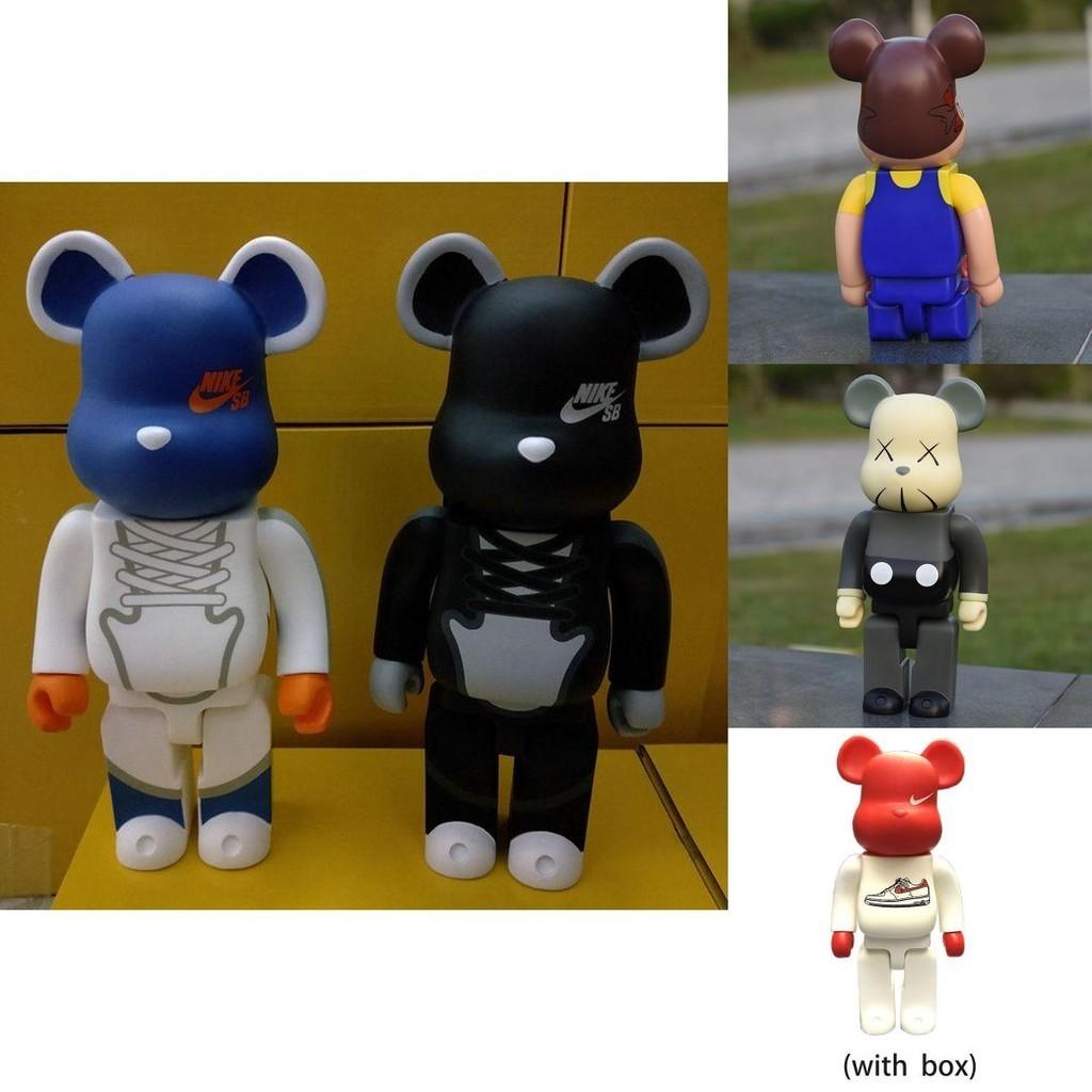 Figura d'azione Bearbrick 400% alla moda Peko Iron Man Per Esposizione da Collezione Unica