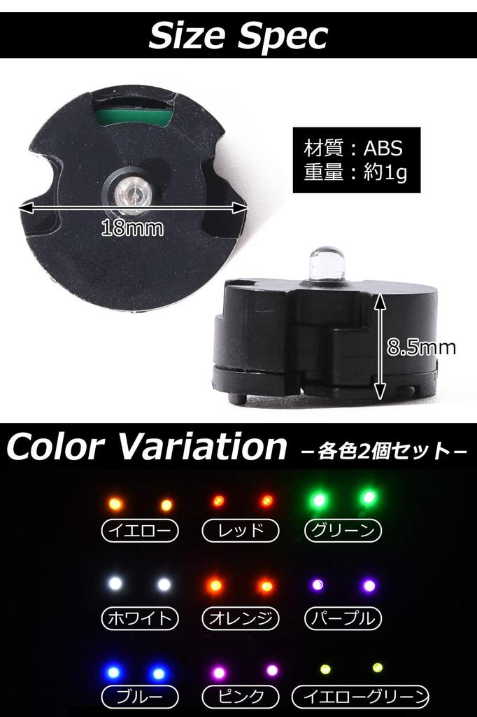 Oda Shoten Gunpla LED jednotka LED světla pro Zaku [Sada 2] (Žlutá)