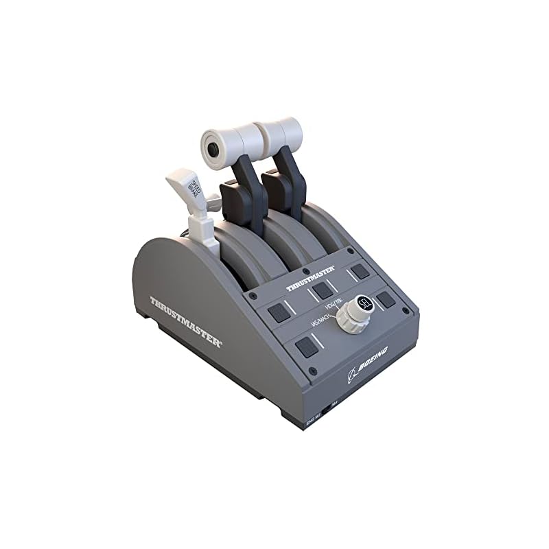 [Boeing/Xbox Official Licensed Product] Thrustmaster TCA Quadrant Boeing Edition - High-precision throttle quadrant for flight simulation on PC and