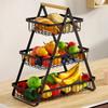 Portable Candy Tray and Fruit Basket Kitchen Vegetable & Fruit Storage Rack Multi-functional Snack & Vegetable Organizer