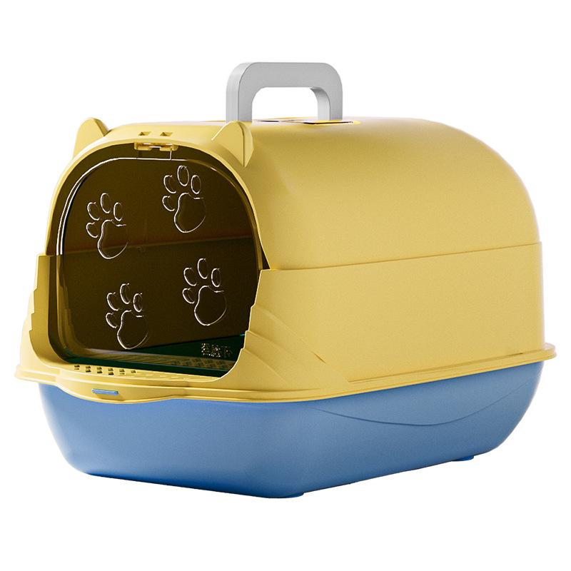 Cat Litter Box Oversized Fully Enclosed or Semi-enclosed Odor-proof and Splash-proof Cat Toilet Pet Products