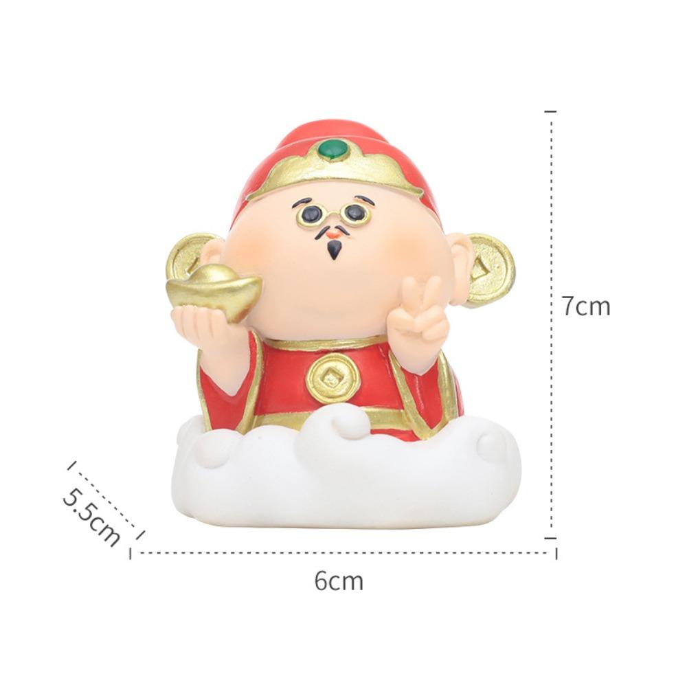 

New Resin Mini Buddha DIY Decor Guanyin Desktop Ornament Cartoon Resin Model Landscape Accessories