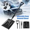 Emergency Snow Shovel Large Capacity Adjustable Car Snow Shovel Lightweight Rotating Snow Removal Shovel for Mud & Snowman