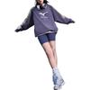 Mizuno Moletom Esportivo Casual de Manga Longa Unissex Moletom Roxo Fantasma K2CE53Y336