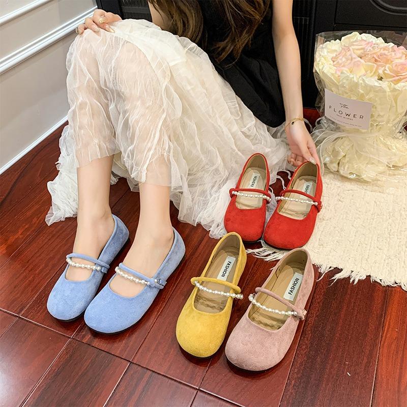 Gentle shoes flat-soled single shoes women's new summer Mary Jane shoes with skirts soft-soled maternity shoes