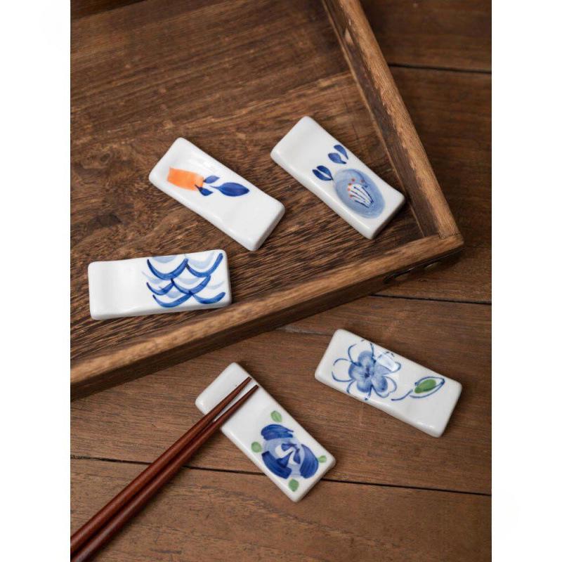 Exquisite Japanese Ceramic Chopstick and Spoon Rest for Home and Restaurant