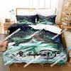 3D Print Mo Dao Zu Shi The Grandmaster of Demonic Cultivation Bedding Set Single Twin Full Queen King Size Bed Set Kids Bedroom