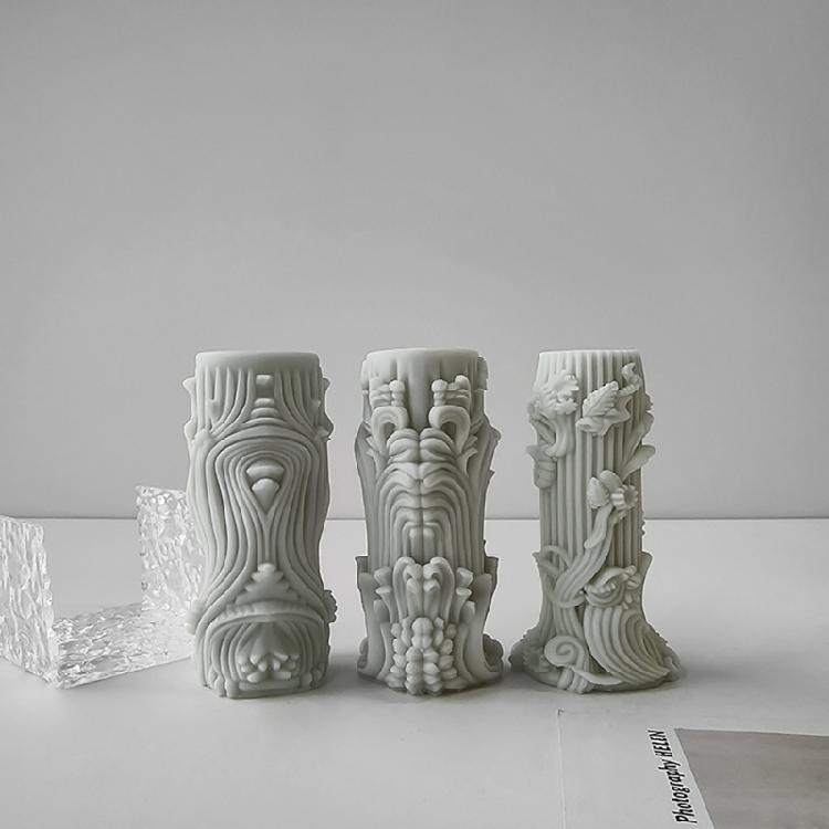 Kerzenformen Zylinderförmige Bastelform zur Herstellung von künstlerisch geschwungenen Kerzen