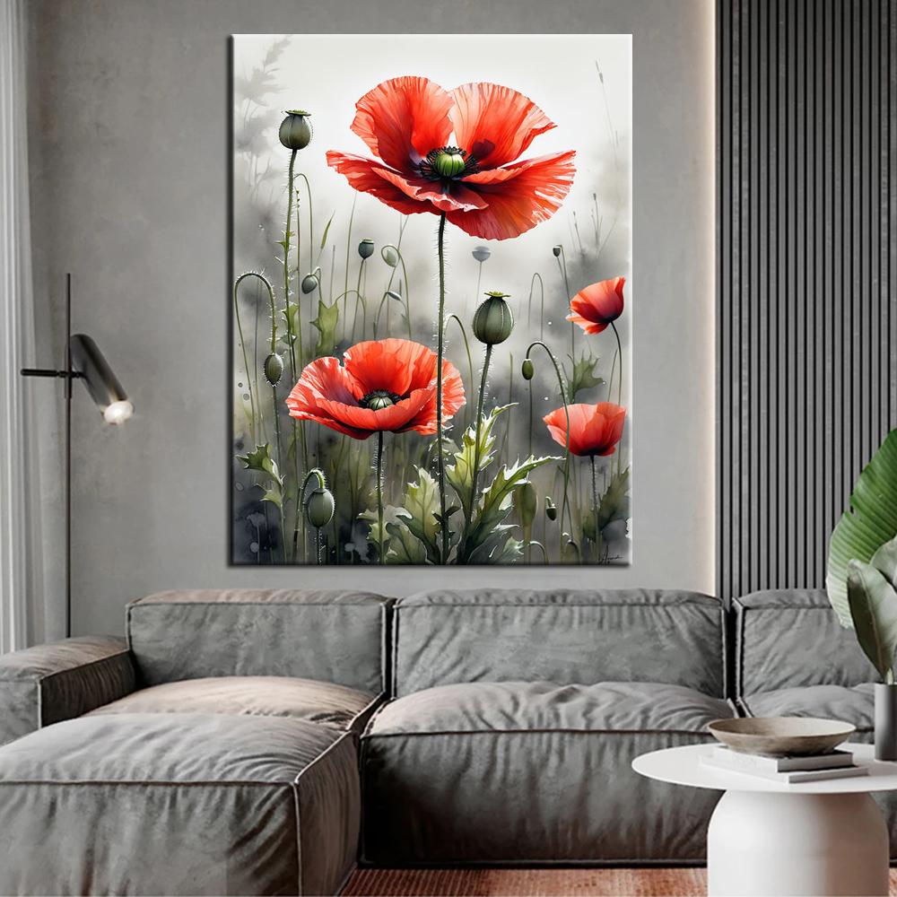 Poppy Flower DIY Diamond Painting New 2024 Cross Stitch Mosaic Diamond Embroidery Sale For Home Decor Gift J3989