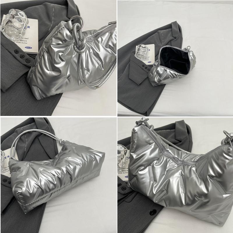 Padded Shoulder Bags for Ladies Casual Large Capacity Shoulder Bag Portable Bags Waterproof Shoulder Bag