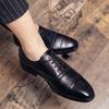 Britské Block šaty pánské kožené boty velikost 38-47 barevně sladěné business casual boty pánské kožené boty