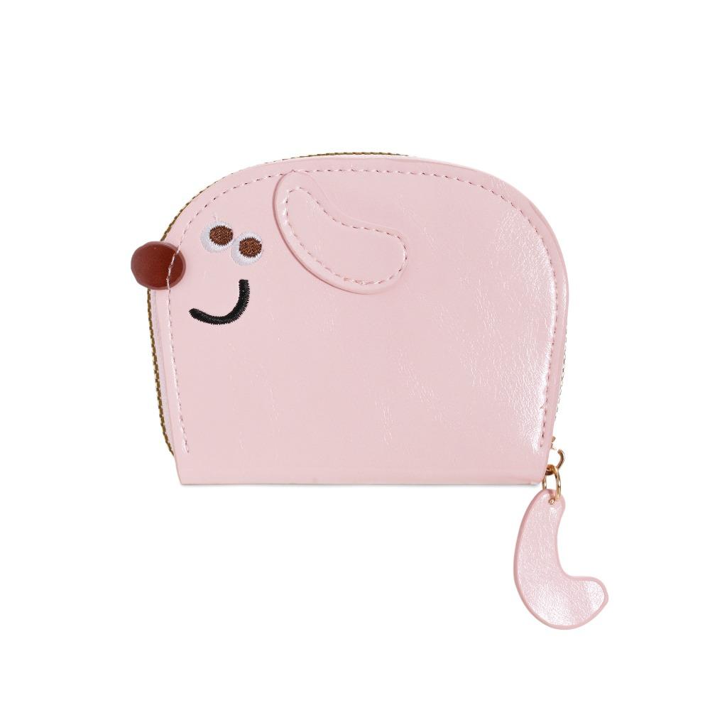 Cartoon PU Leder Kartenhalter Reißverschluss Kartenhalter Mode Hund Kartenetui Frauen