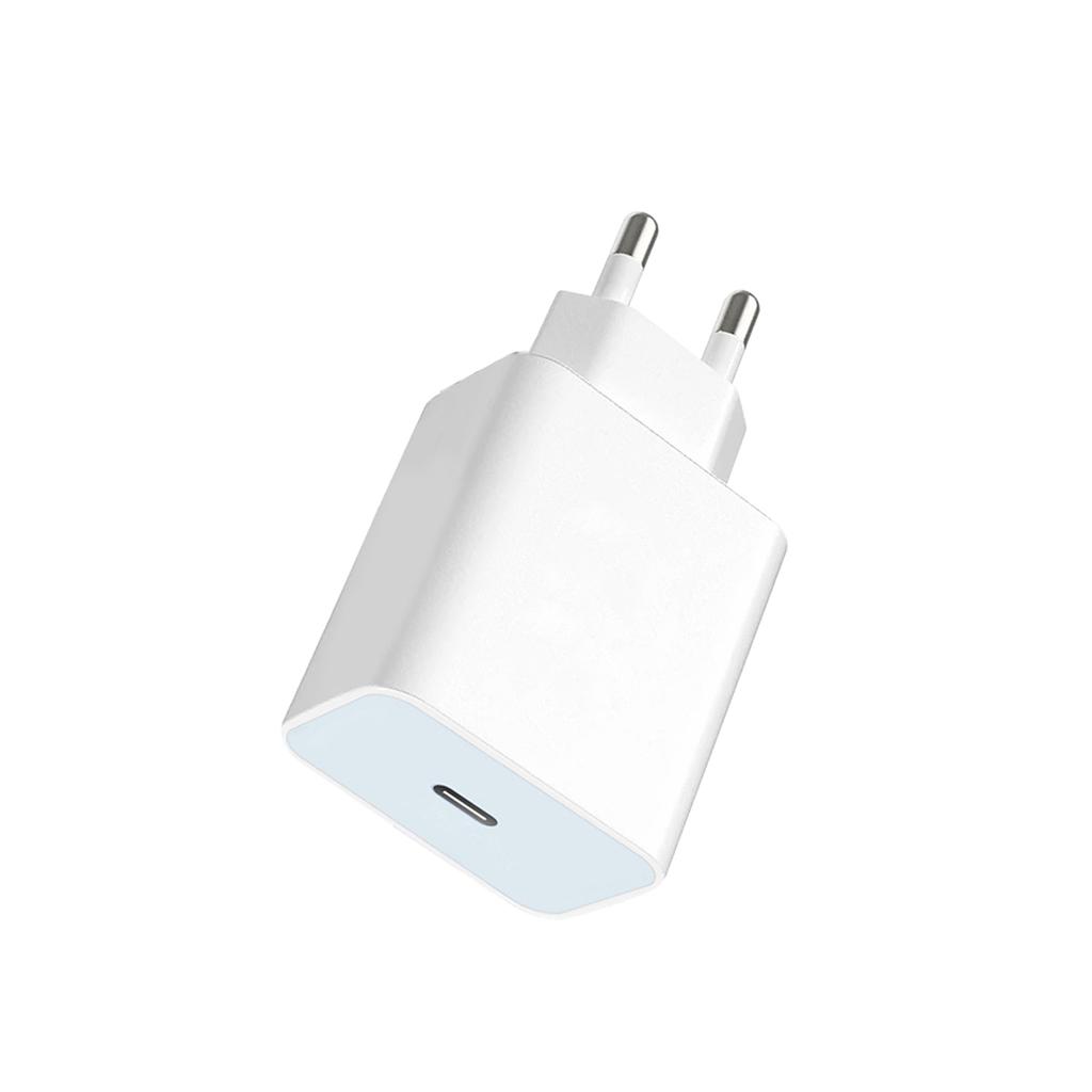 1-2pcs 20W EU USB C Port Fast Charger For iPhone 15 14 13 12 11 Pro Max Plus XR Xs 7 8 Samsung  Xiaomi Type C Wall Charger