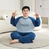 Spring Plus Size Kids' Raglan Long Sleeve Pajama Set - Teen Loose Fit