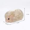 Simulation Hairy Pig Doll Soft Silicone Toy Realistic Animal Squeeze Decompression Stress Relief for Kids School Home Desk